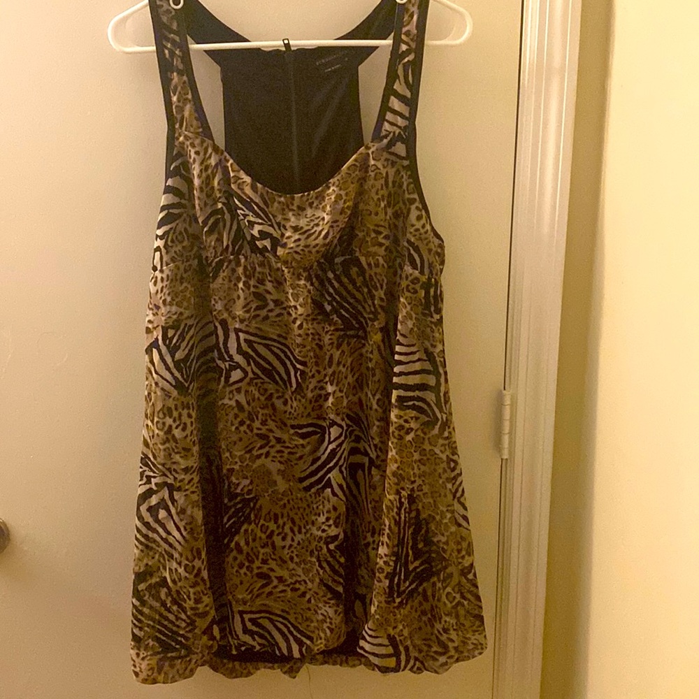 BCBG leopard large dress
